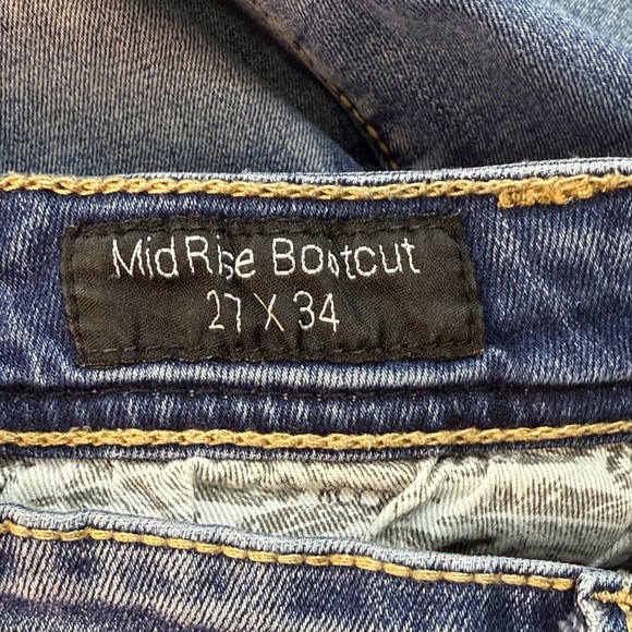 Rock & Roll Cowgirl Denim Boot Cut Jeans - Picture 9 of 9